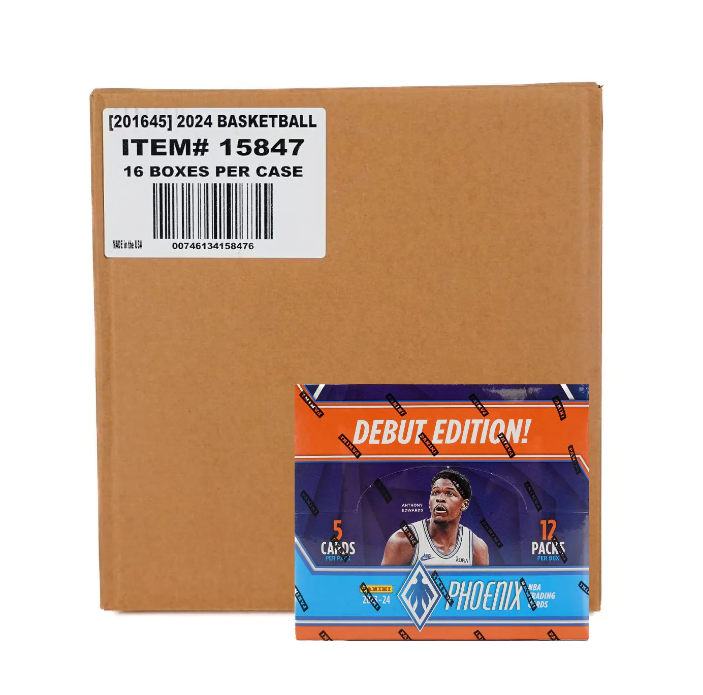 2023-24 Panini Phoenix Basketball - Sealed - 16 Box Hobby Case