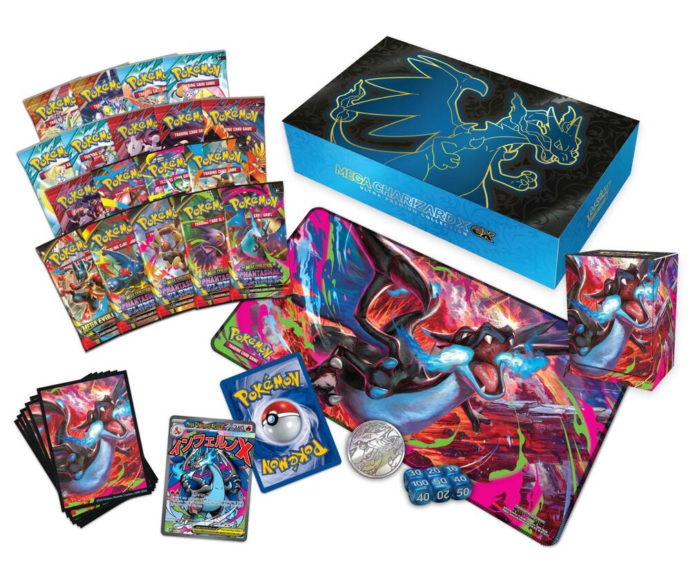 Pokémon TCG: Phantasmal Flames Mega Charizard X EX UPC