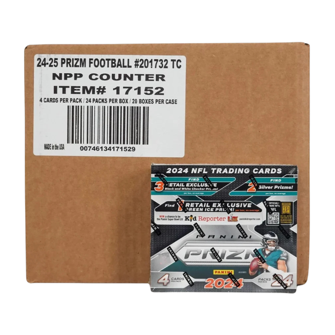 2024 Panini Prizm Football Retail 24-Pack 20-Box Sealed Case