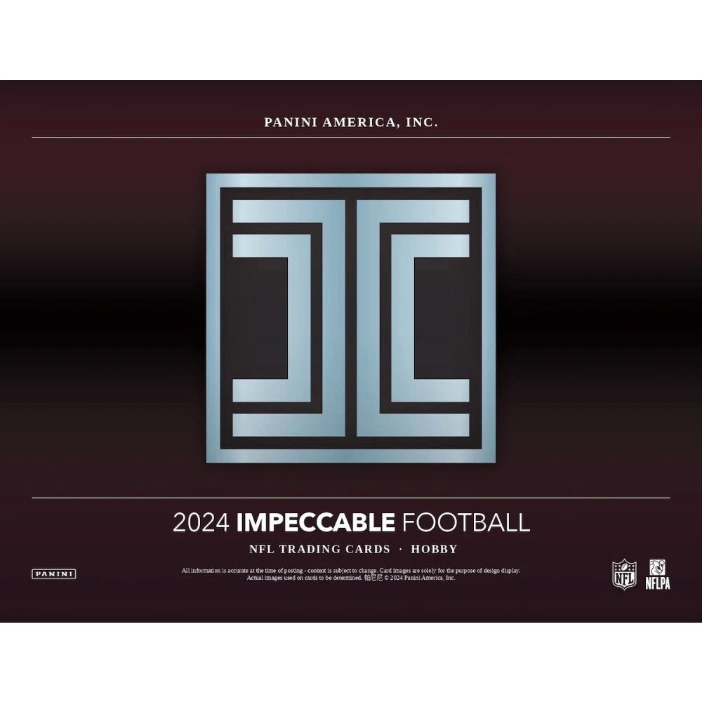 2024 Panini Impeccable Football 3-Box Hobby Sealed Case