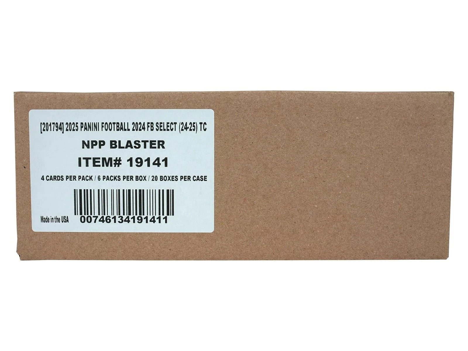 2024 Panini Select Football 6-Pack Blaster 20-Box Case (Red & Blue Prizms)