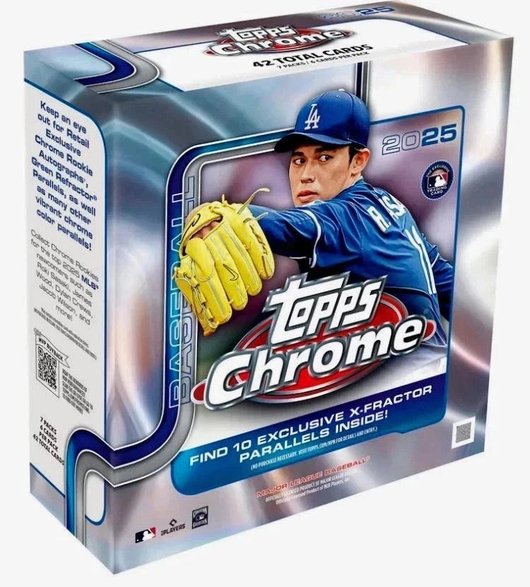 2025 Topps Chrome Baseball Mega Box