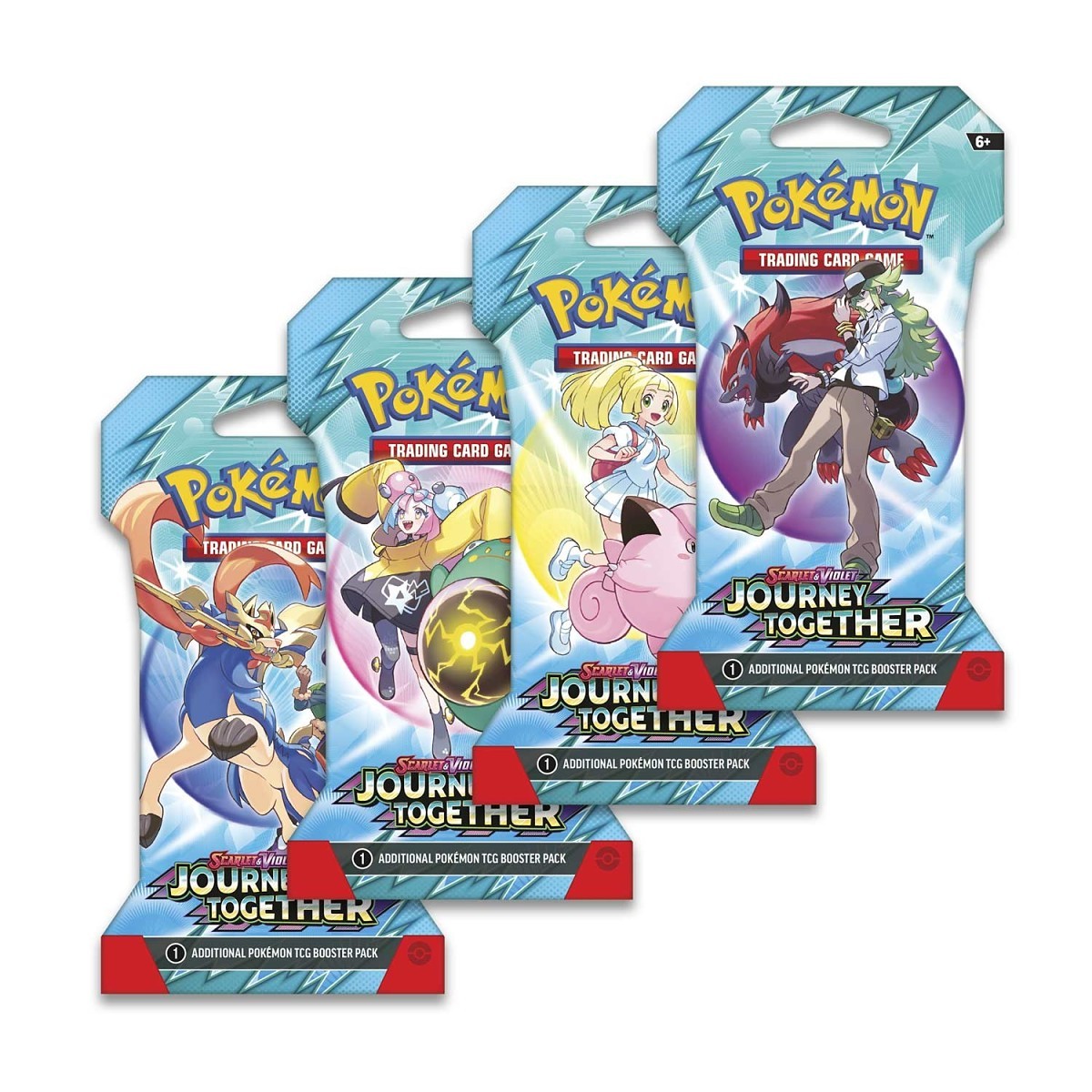 Pokémon TCG: Journey Together 144 Sleeved Booster Pack Sealed Case