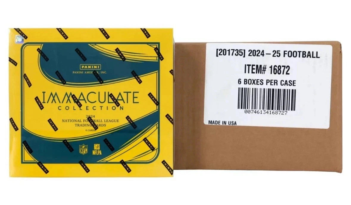 2024 Immaculate Collection Football 6-Box Hobby Sealed Case