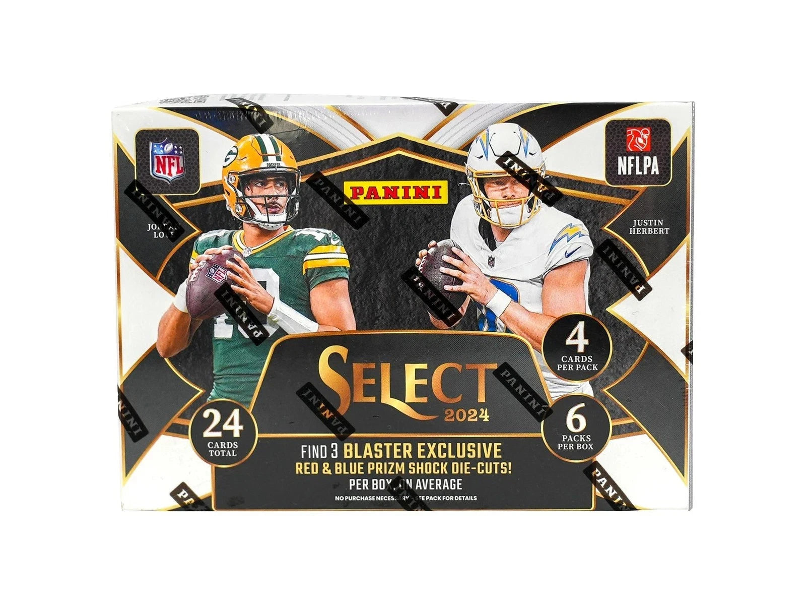 2024 Panini Select Football 6-Pack Blaster 20-Box Case (Red & Blue Prizms)