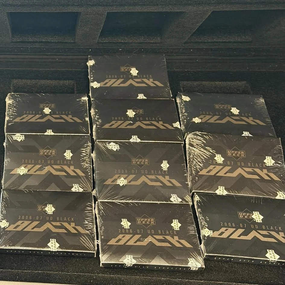 10x Lot of 2006/07 Upper Deck Black Basketball Redemption Card Pack (Sealed Pack)