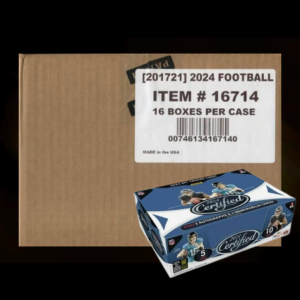 2024 PANINI CERTIFIED FOOTBALL - SEALED - 16 BOX HOBBY CASE